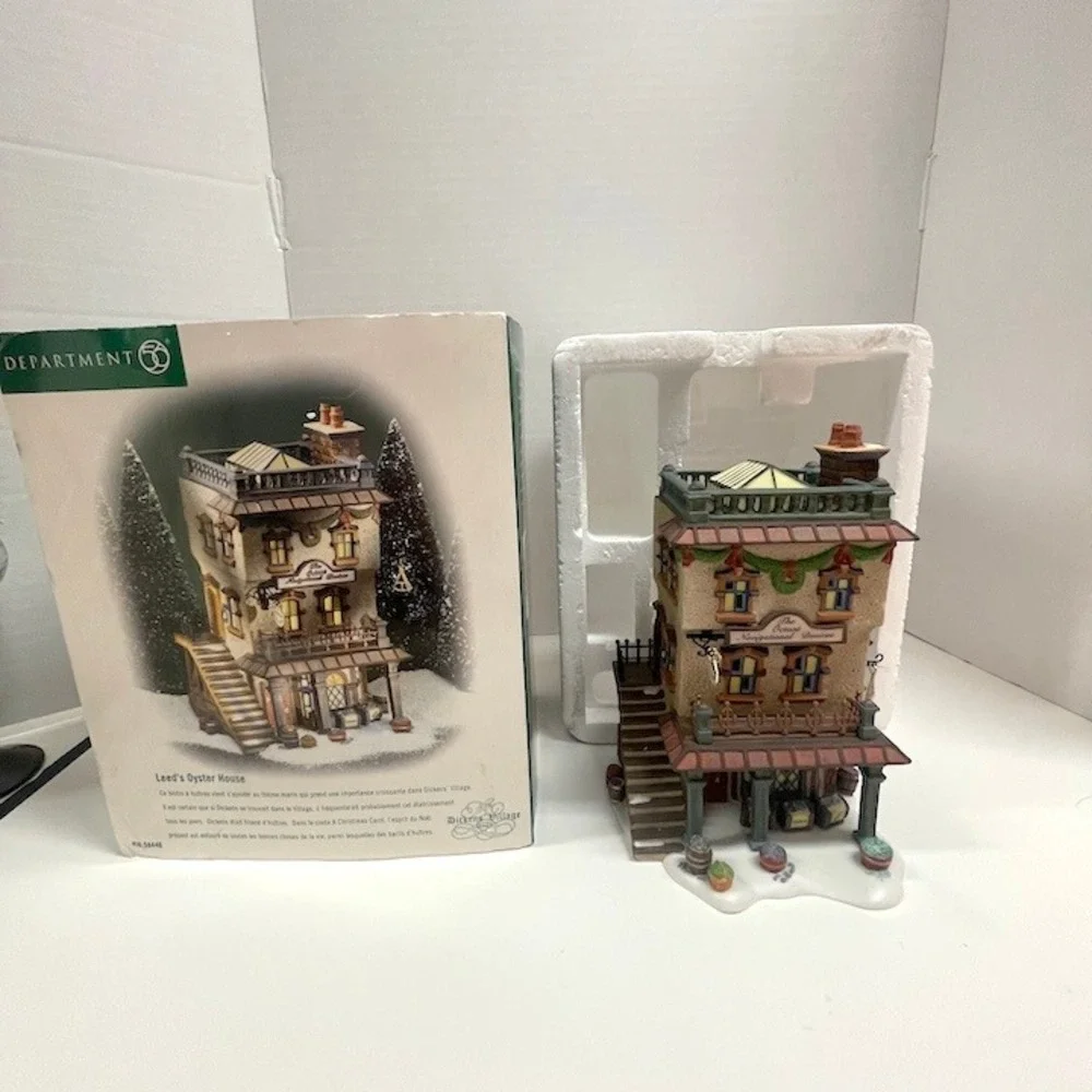Department 56 Leed's Oyster House‎ (#58446) Dickens' Village Series 1999